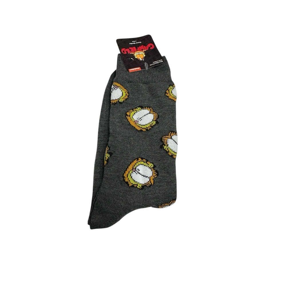 nickelodeon garfield mens crew socks size 6.5-12 - Picture 1 of 4
